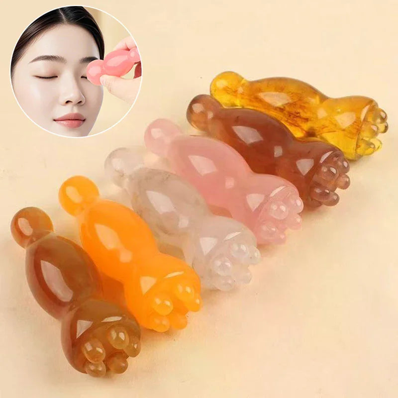 Smooth Face Massage Tools Resin Gua Sha Face Skin Care Massage Sticks Lotus Seedpod Shape Massager Facial Physiotherapy Tool