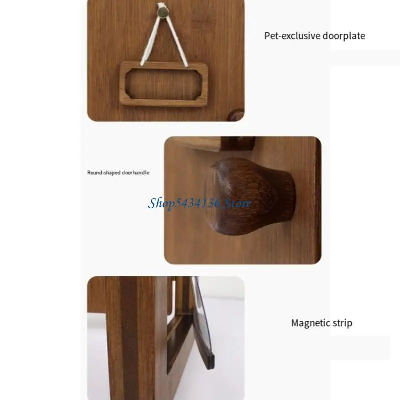 Pet Access Door for Apartment Villas and Commercial Use Providing Convenient Outdoor Exploration for Small Dog Cats Dureve