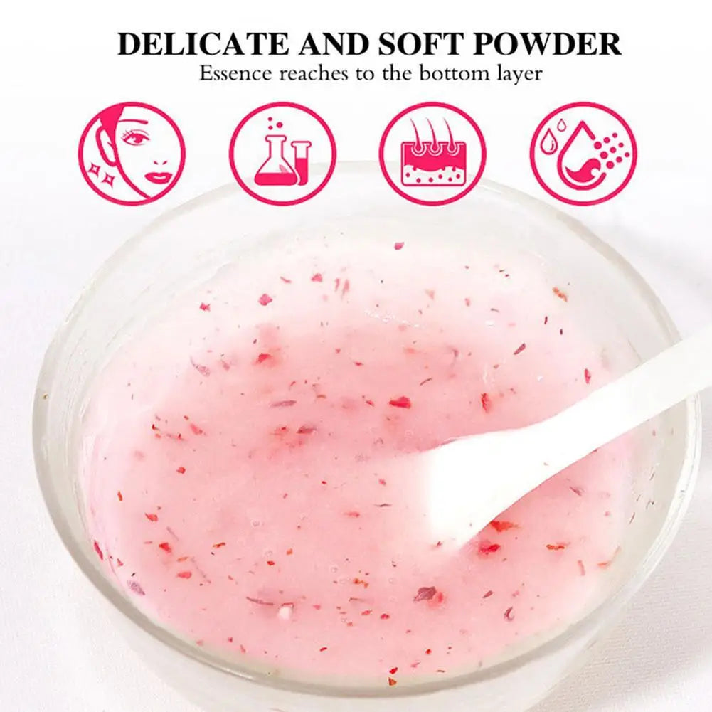 Jelly Mask for Facial Professional Rose Smooth Face Mask Skin Care, Hydrated Nourished Hydro Jelly Mask Powder,Gel Peel Off Mas