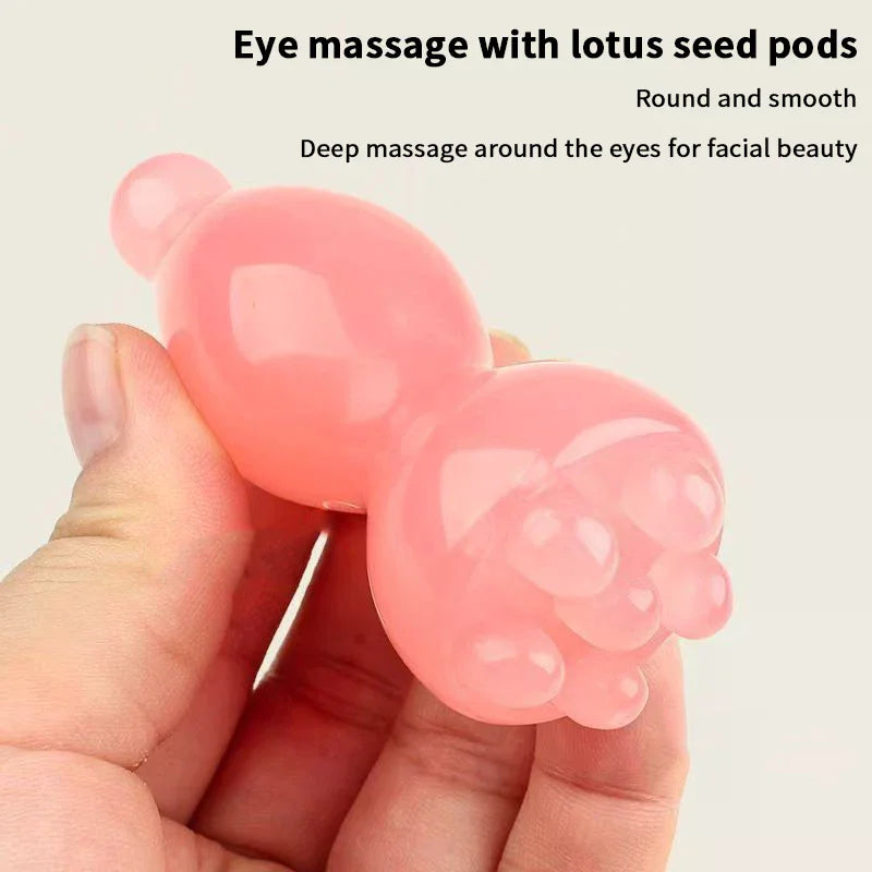 Smooth Face Massage Tools Resin Gua Sha Face Skin Care Massage Sticks Lotus Seedpod Shape Massager Facial Physiotherapy Tool