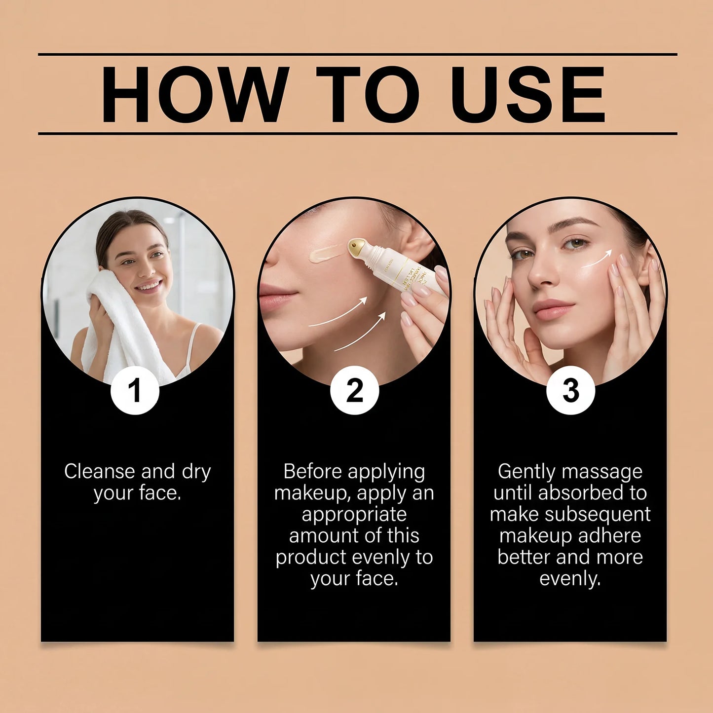 Soft and smooth makeup primer creates a clear, natural, and flawless makeup look that is light, moist and highly moisturizing.