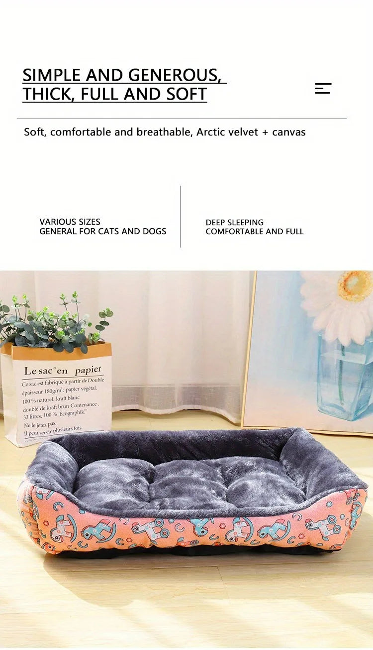 Pet Dog Bed Sofa Mats Winter Pet Products Coussin Chien Accessories Dogs Basket Supplies For Large Medium Small House Cat Bed Dureve
