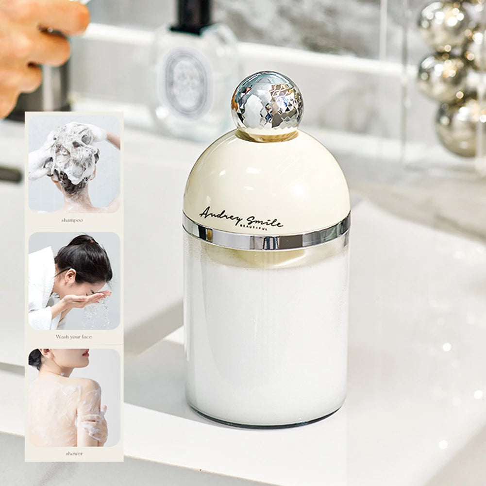 Portable Washable Fully Electric Facial Cleanser And Shower Gel Quick Foaming Cleaning Tool Suitable For Suitable For Daily Life
