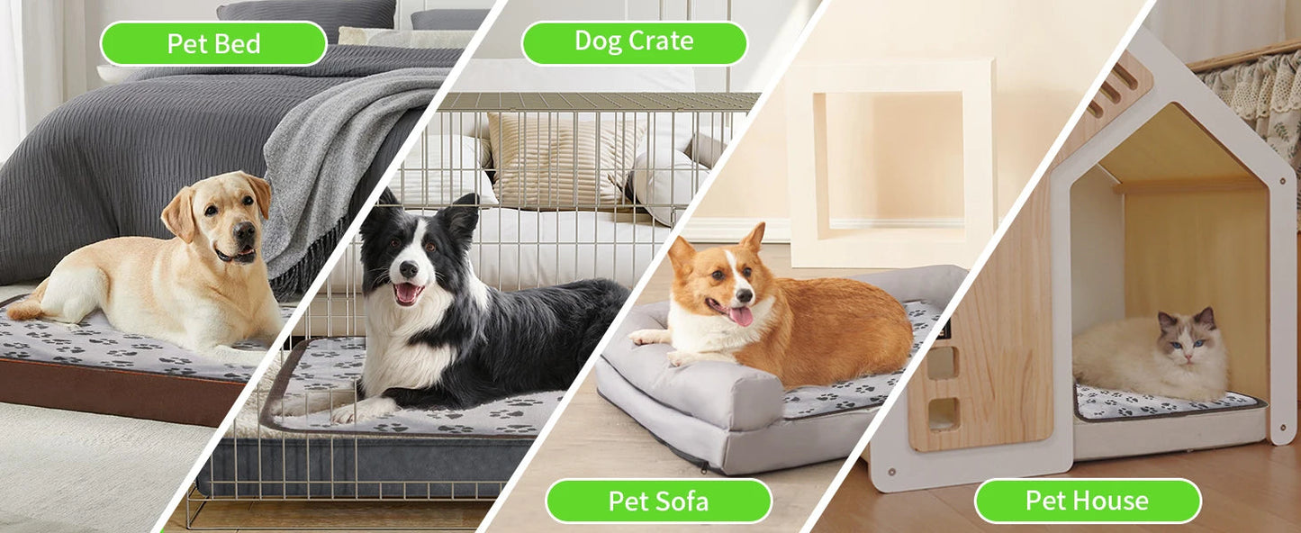 Pet Heating Pad, Electric Heated Pad for Dog Cat, Warm Mat Waterproof Dogs Cats Beds with Constant Temperature, Comfortable Dureve
