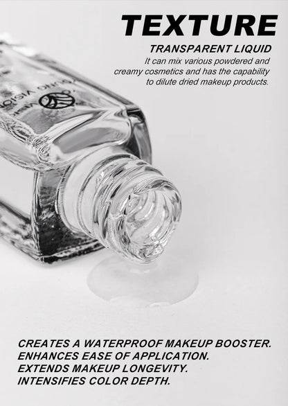 Makeup Mixing Liquid - Revives Dry Gel Liners & Transform Powder to Cream for Eyeshadow & Blush, Multi-Use Primer & Sealer