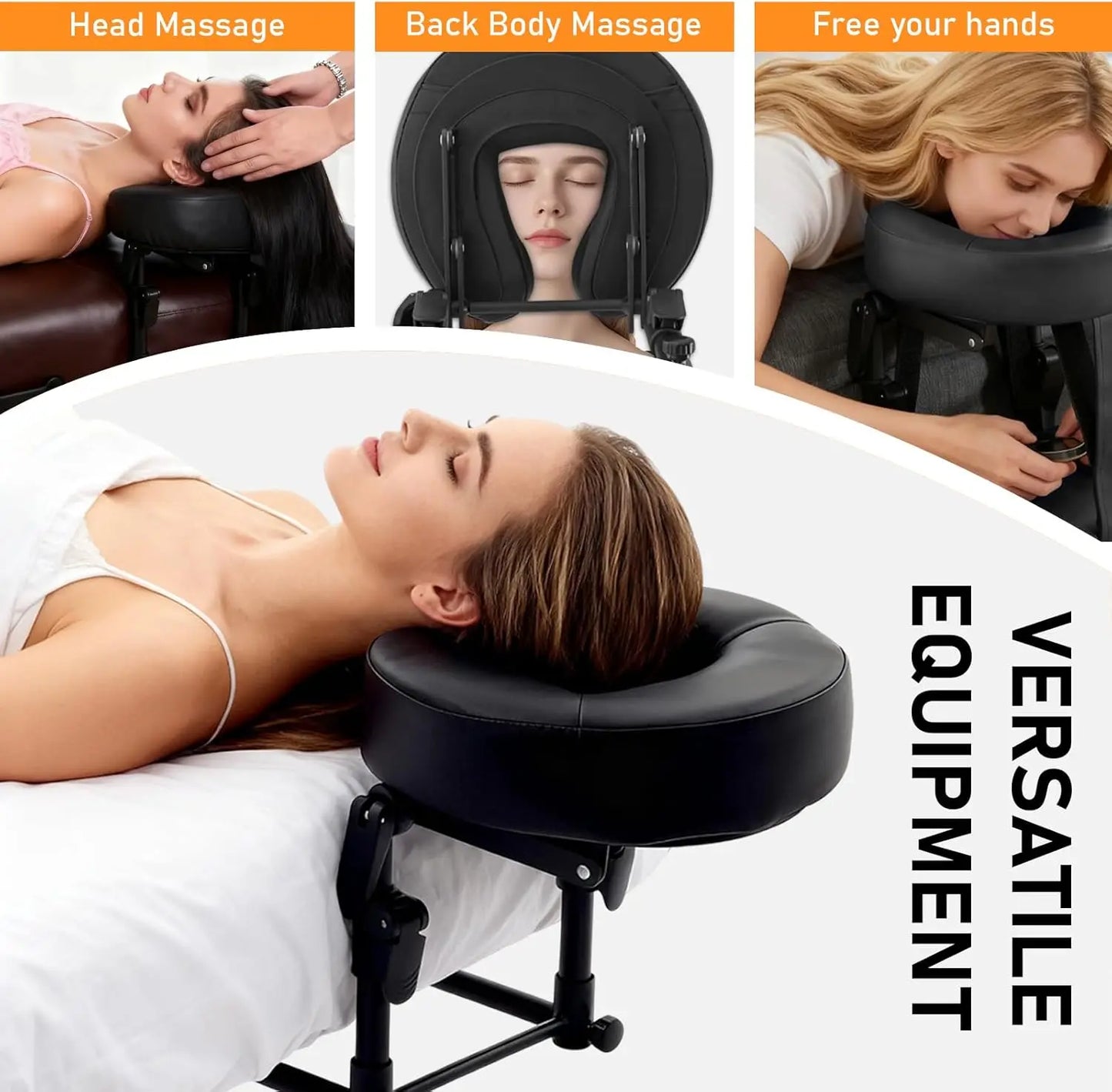 Massage Face Down Pillow Salon SPA Massage Bed Head Rest Kit for Mattress Equipment Adjustable Head Cradle Support for Mattress