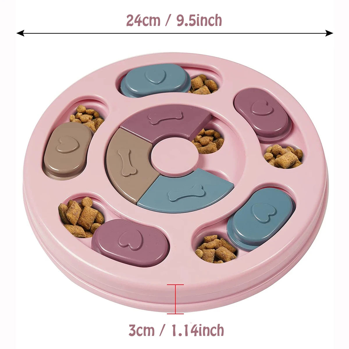 A Dog Food Hiding Bowl, Slow Food Training, Dog Educational Toy To Relieve Boredom, Interactive Educational Feeding Toy