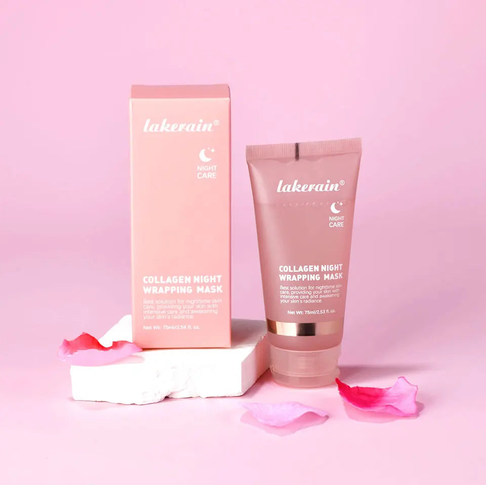 Collagen Facial Mask And Brush Set Rejuvenates Moisturizes Brightens Skin For Glowing Elasticity Korean Face Care Treatment
