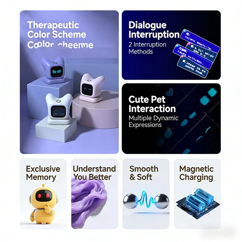 AI Smart Electronic Pet | Smart Voice Chatbot,Rsonalized AI Companion,Emotional Interaction,Chatbot AI Deepseek,Holiday Gifts Dureve