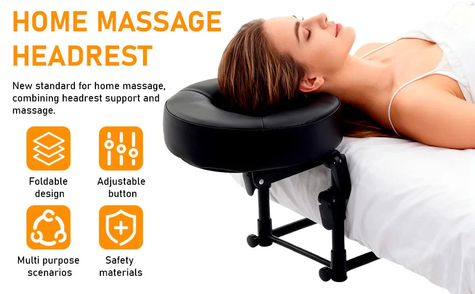 Massage Face Down Pillow Salon SPA Massage Bed Head Rest Kit for Mattress Equipment Adjustable Head Cradle Support for Mattress