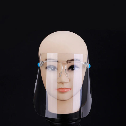 5 anti foam, anti dust, full face protective face shields, anti oil splash face shields
