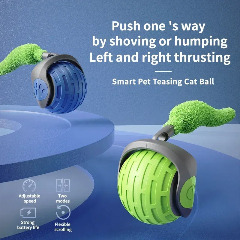 Speedy Tail 2.0 Automatic Interactive Cat Toy Ball My Store 2