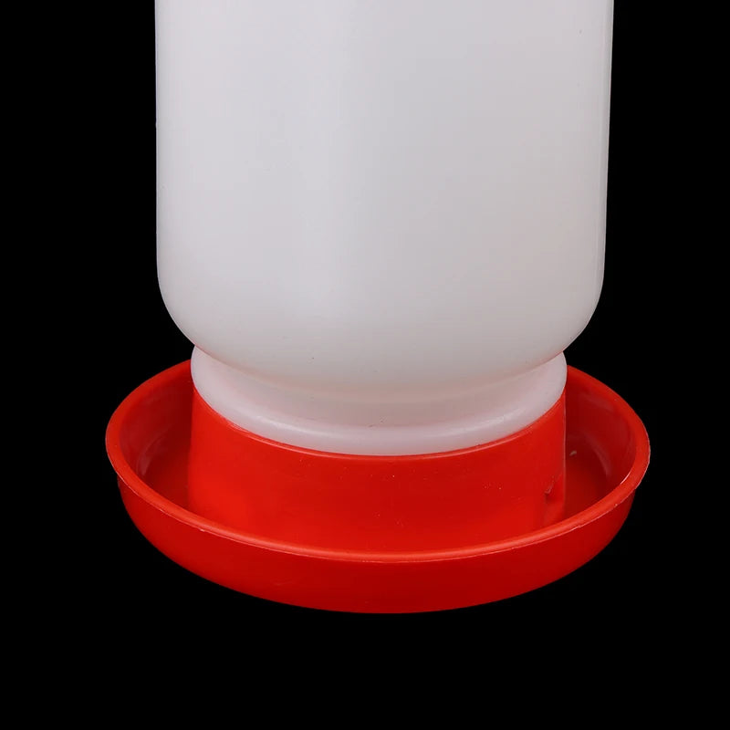 [F] Poultry Thickened Feeder And Drinker Water Food Dispenser Automatic Chicken Birds Chick Waterer Feeding Bucket Container