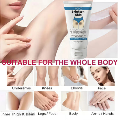 Skin Brightening Cream, Skin Brightening Moisturizing Cream, Deep Hydration, Refreshing and Non-Sticky, Moisturizing Skin Care Cream, Skin Care 80g
