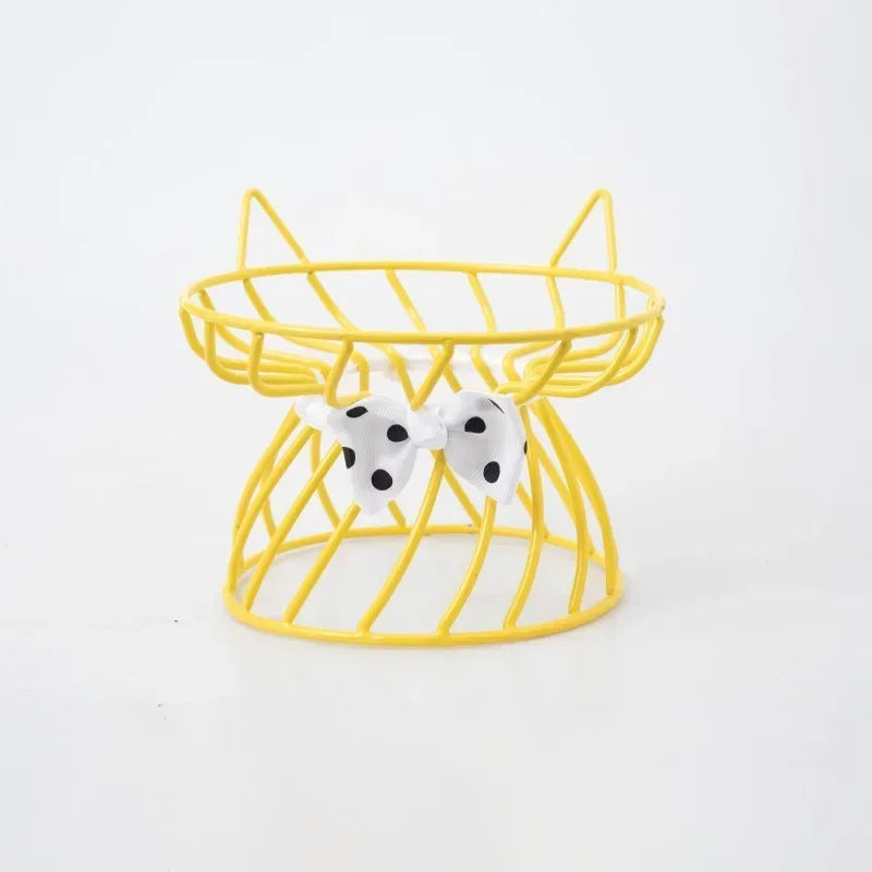 Pet Stand Bowl Ceramic Cat Food Bowl High Foot Raised Feeding Bowl For Cats Dogs Outdoor Drinking Feeding Pet Supplies Daily Use