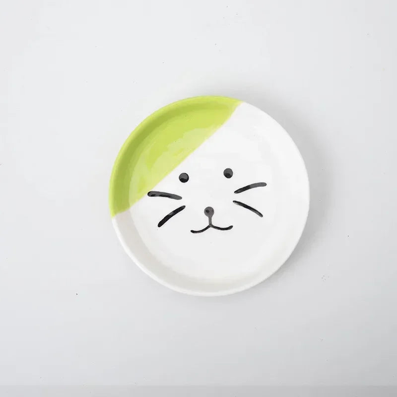 Pet Stand Bowl Ceramic Cat Food Bowl High Foot Raised Feeding Bowl For Cats Dogs Outdoor Drinking Feeding Pet Supplies Daily Use