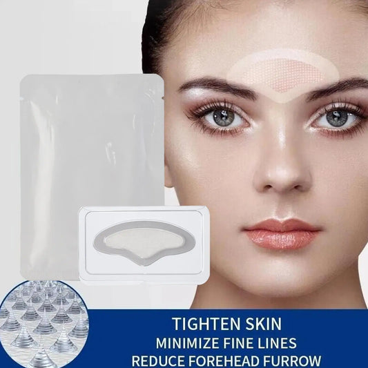Hyaluronic Acid Microneedle Mask Anti Wrinkle Forehead Patches Frown Lines Treatment Stickers Anti-Aging Forehead Firming Mask