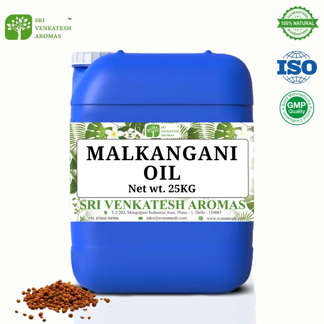 Botanical Malkangani Seed Oil | Herbal Carrier Oil | 5 kg Bulk | Hair Strength & Skin Care | Cosmetic Ingredient