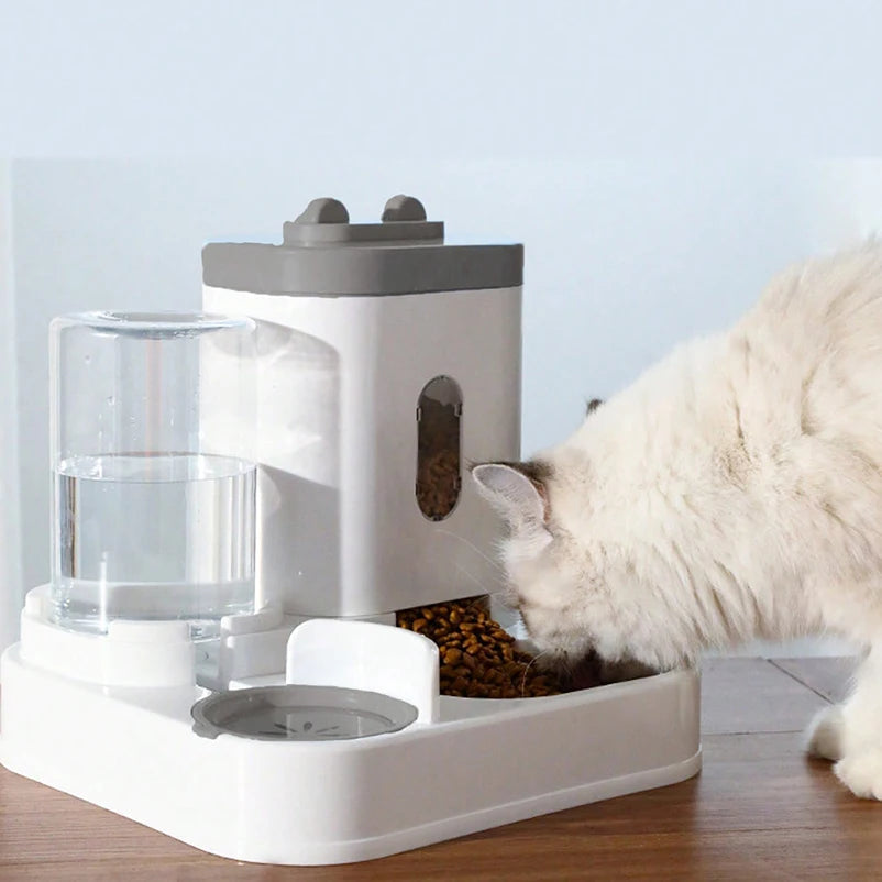 Rabbit Ear Raised Pet Food & Water Bowl Set My Store 2