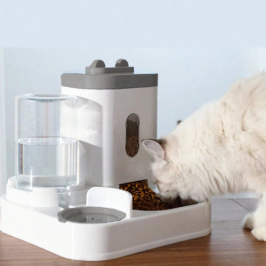 Rabbit Ear Raised Pet Food & Water Bowl Set My Store 2