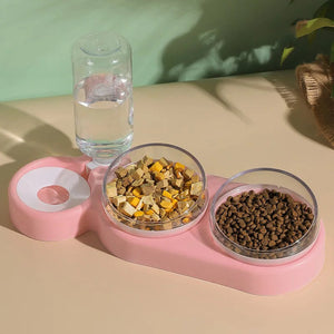 3 in 1 Snail Pet Feeding Bowl with Water Dispenser My Store 2