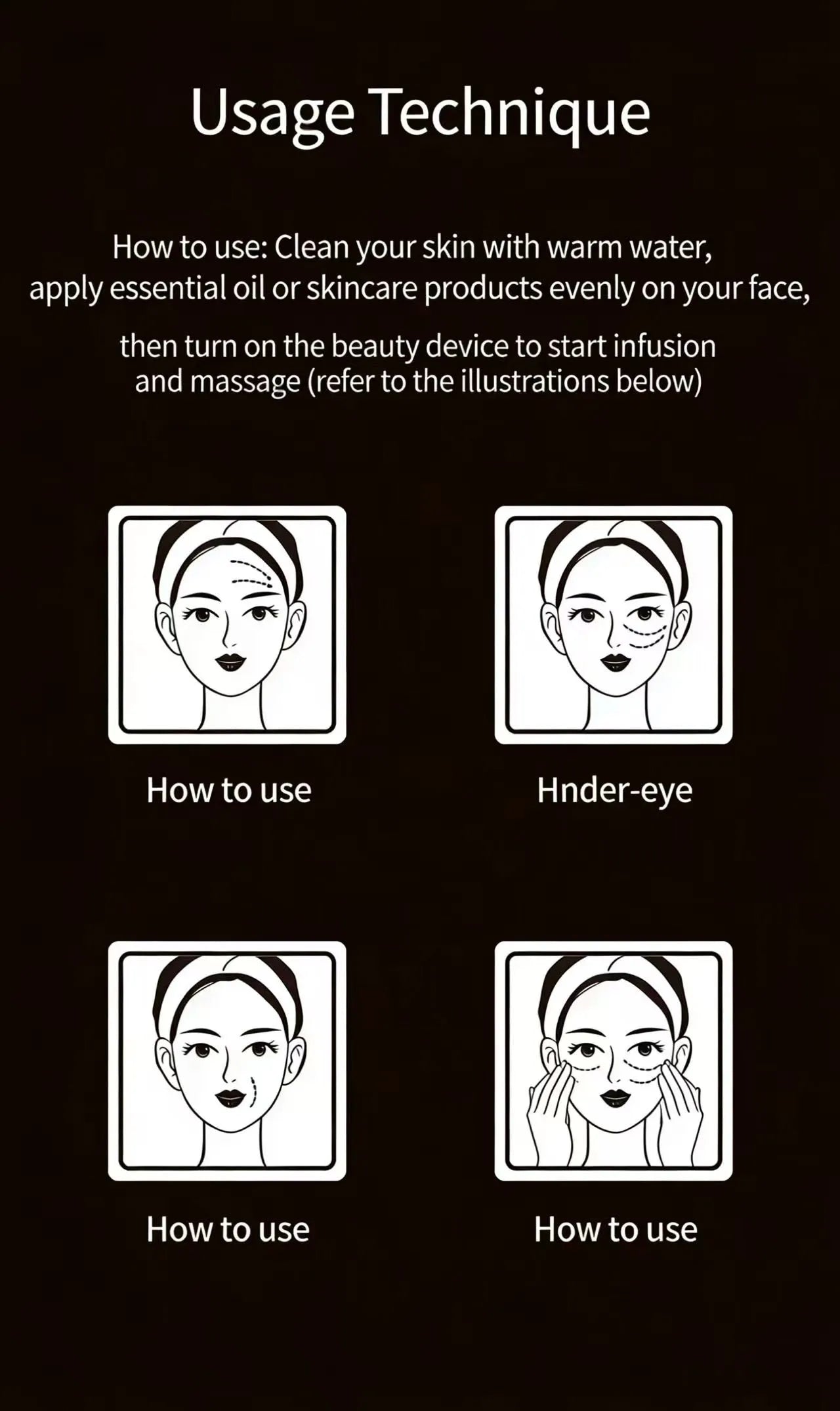 At-Home Microcurrent Facial Device with Light Therapy – Anti-Aging Skin Tightening Massager