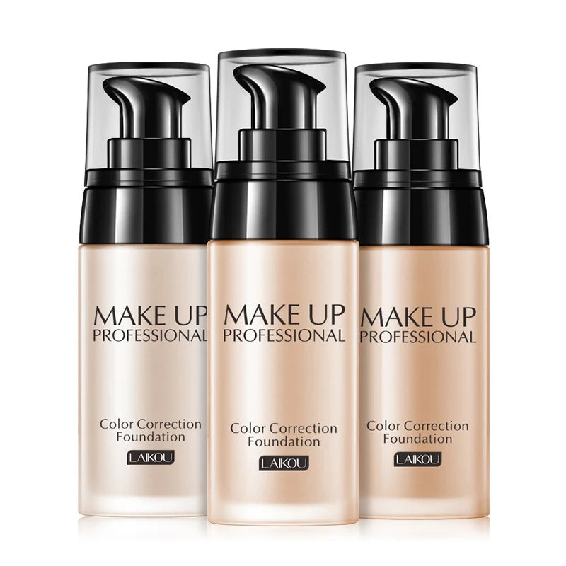LAIKOU Makeup Base Face Liquid Foundation BB Cream Concealer Moisturizer Oil-control Whitening Makeup 40g