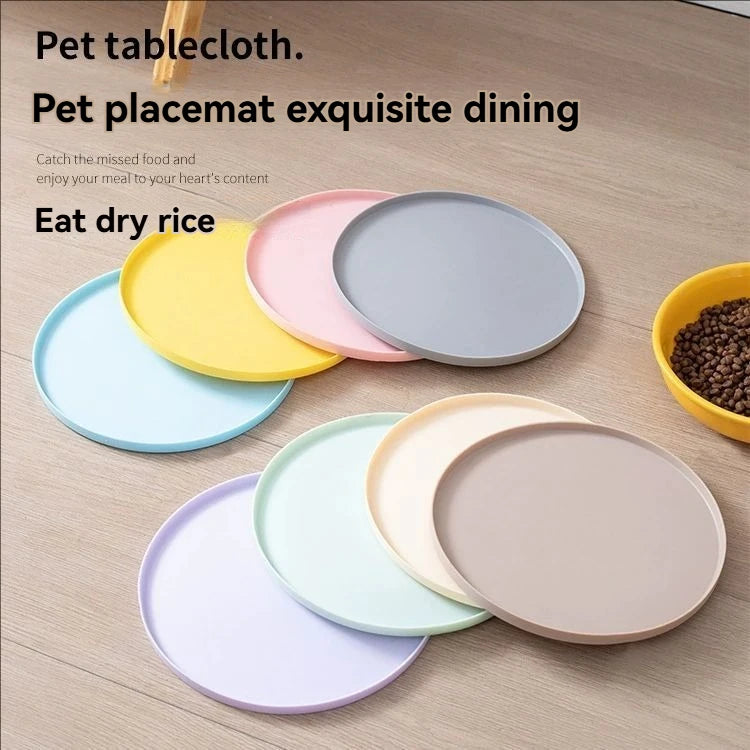 Pet meal mats are leak proof waterproof anti slip dirty and easy to cleanThey are rubber mats for cat and dog bowls and utensils Dureve