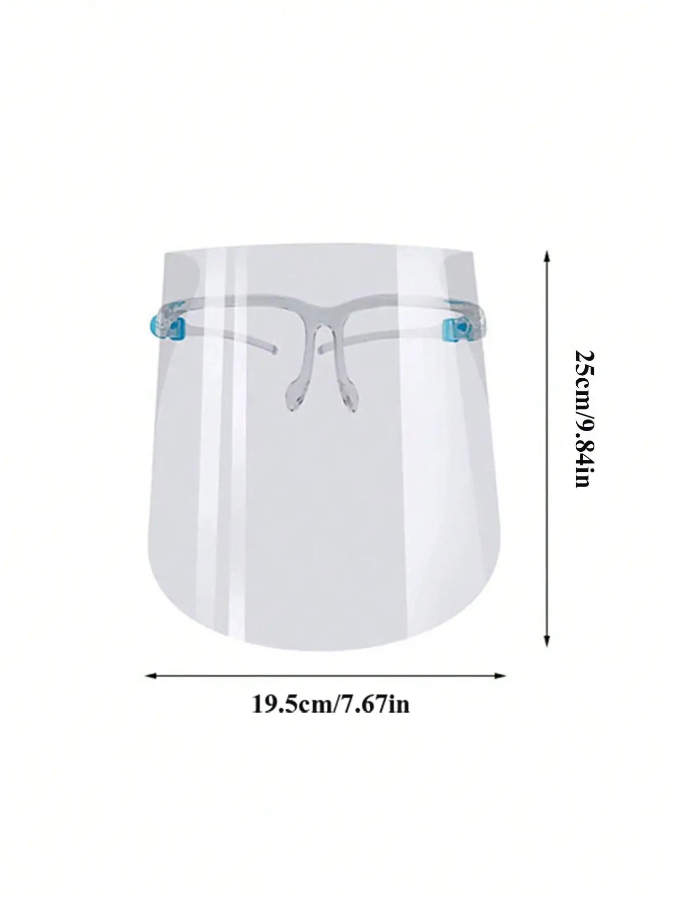 5 anti foam, anti dust, full face protective face shields, anti oil splash face shields