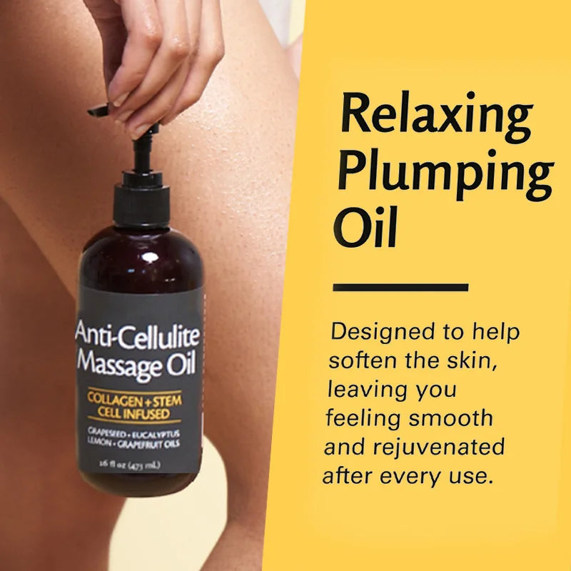 Skin Firming Body Massage Oil 240ml Natural Aromatherapy Relaxing Soothing Skin Care Essential Oil for Body Massage