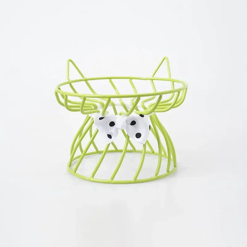 Pet Stand Bowl Ceramic Cat Food Bowl High Foot Raised Feeding Bowl For Cats Dogs Outdoor Drinking Feeding Pet Supplies Daily Use
